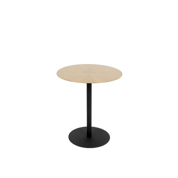 Product photograph of Zuiver Snow Brushed Side Table Brass Brushed from Olivia's.