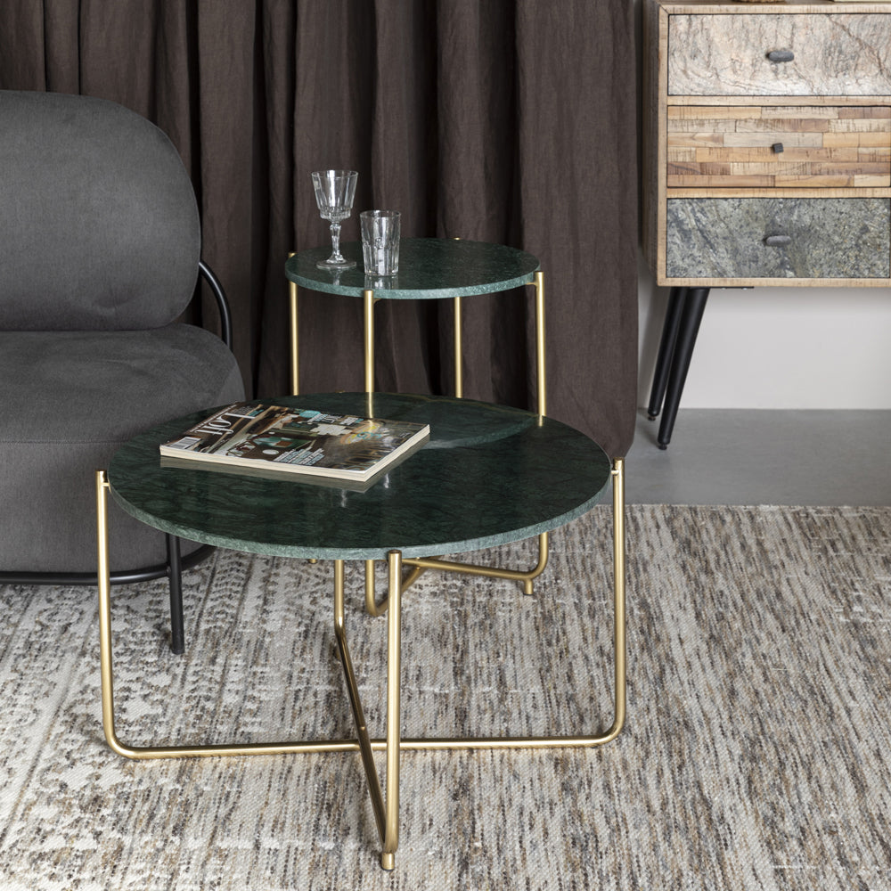 Product photograph of Olivia S Nordic Living Collection - Toste Coffee Table In Green from Olivia's.