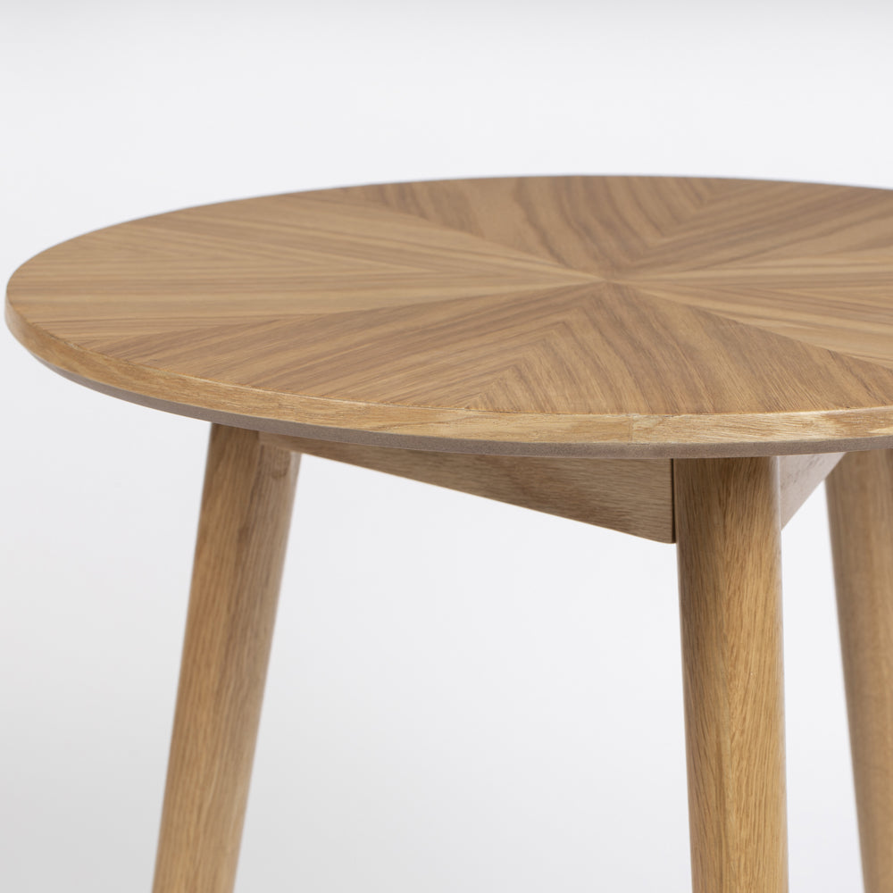 Product photograph of Olivia S Nordic Living Collection - Floris Side Table In Brown from Olivia's.