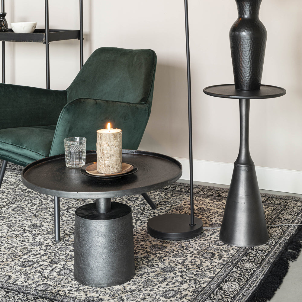 Product photograph of Olivia S Nordic Living Collection - Mana Coffee Table In Antique Black from Olivia's.