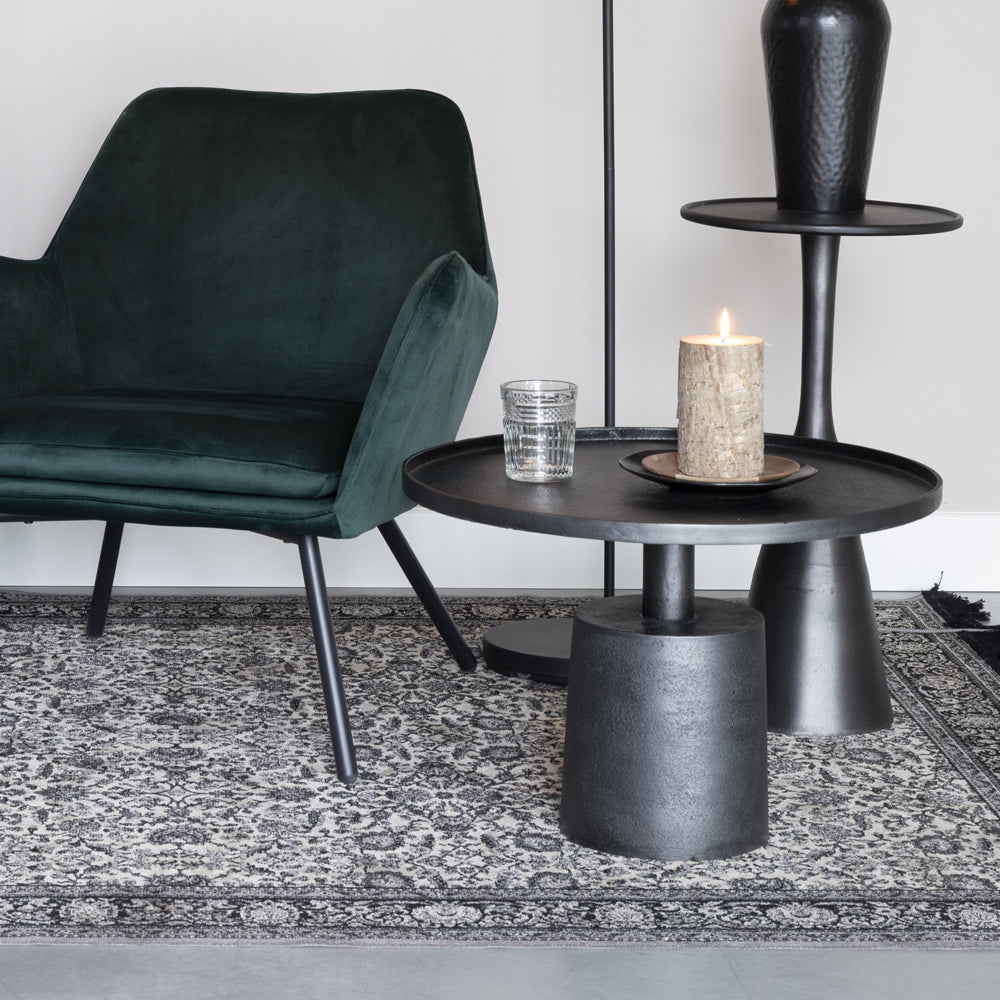Product photograph of Olivia S Nordic Living Collection - Mana Coffee Table In Antique Black from Olivia's.