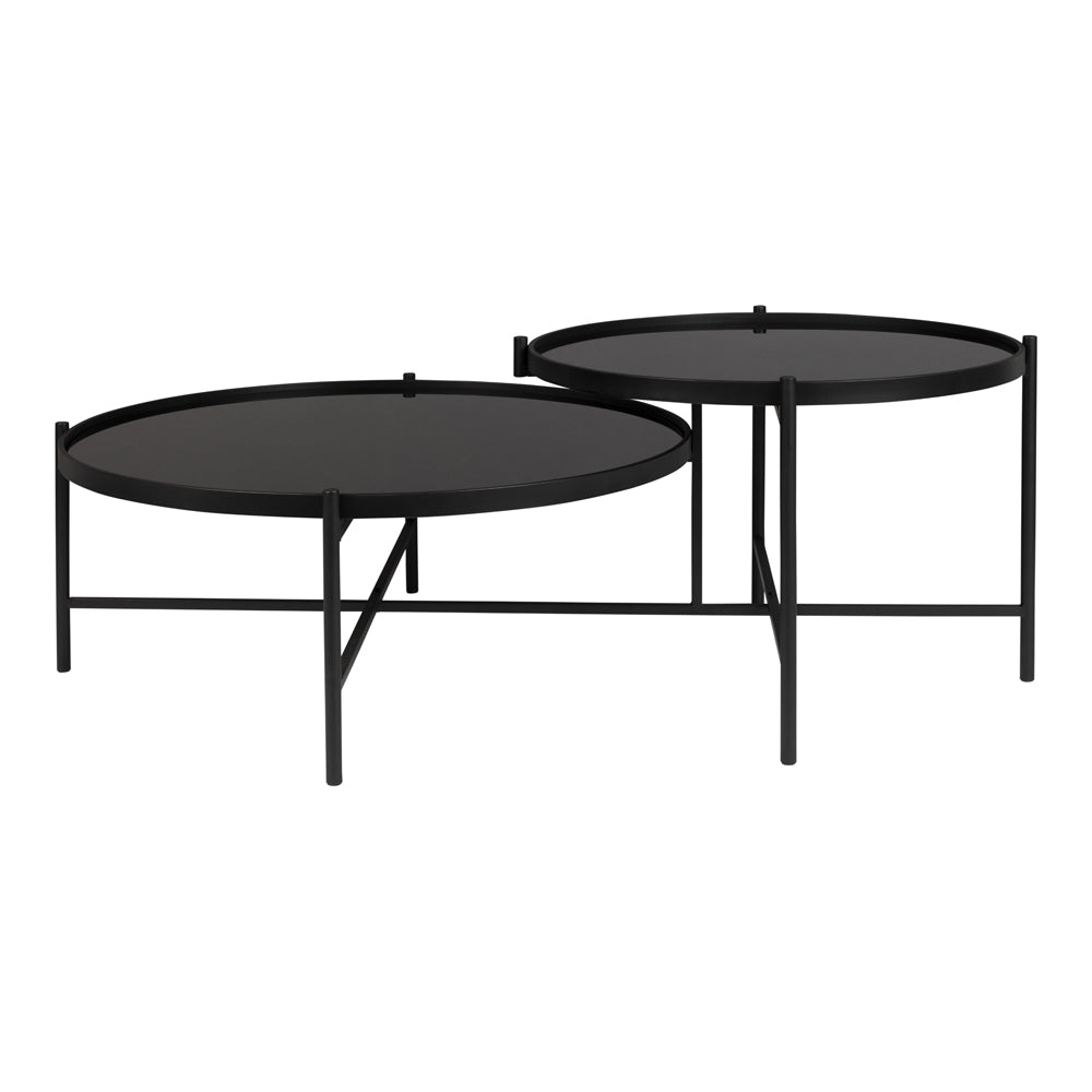 Product photograph of Olivia S Nordic Living Collection - Logan Coffee Table In Black from Olivia's.