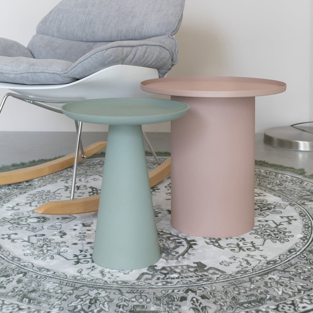 Product photograph of Olivia S Nordic Living Collection - Reza Side Table In Pink Medium from Olivia's.