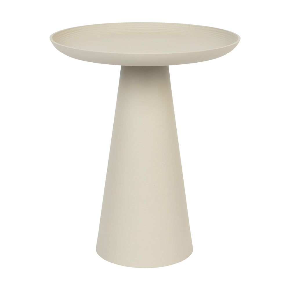 Product photograph of Olivia S Nordic Living Collection - Reza Side Table In Beige Medium from Olivia's