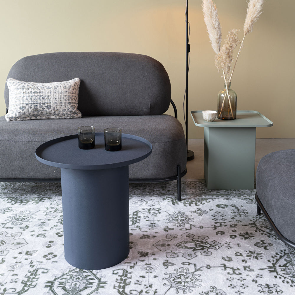 Product photograph of Olivia S Nordic Living Collection - Suri Square Side Table In Green from Olivia's.