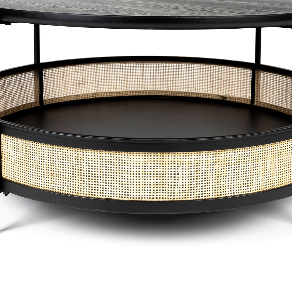 Product photograph of Olivia S Nordic Living Collection Maki Coffee Table In Black from Olivia's.