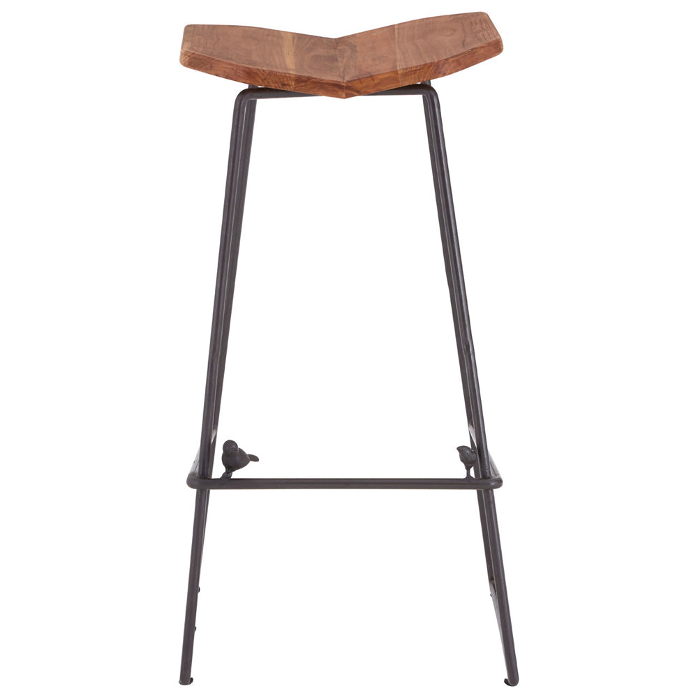 Product photograph of Olivia S Soft Industrial Collection - Freyja Bar Stool from Olivia's