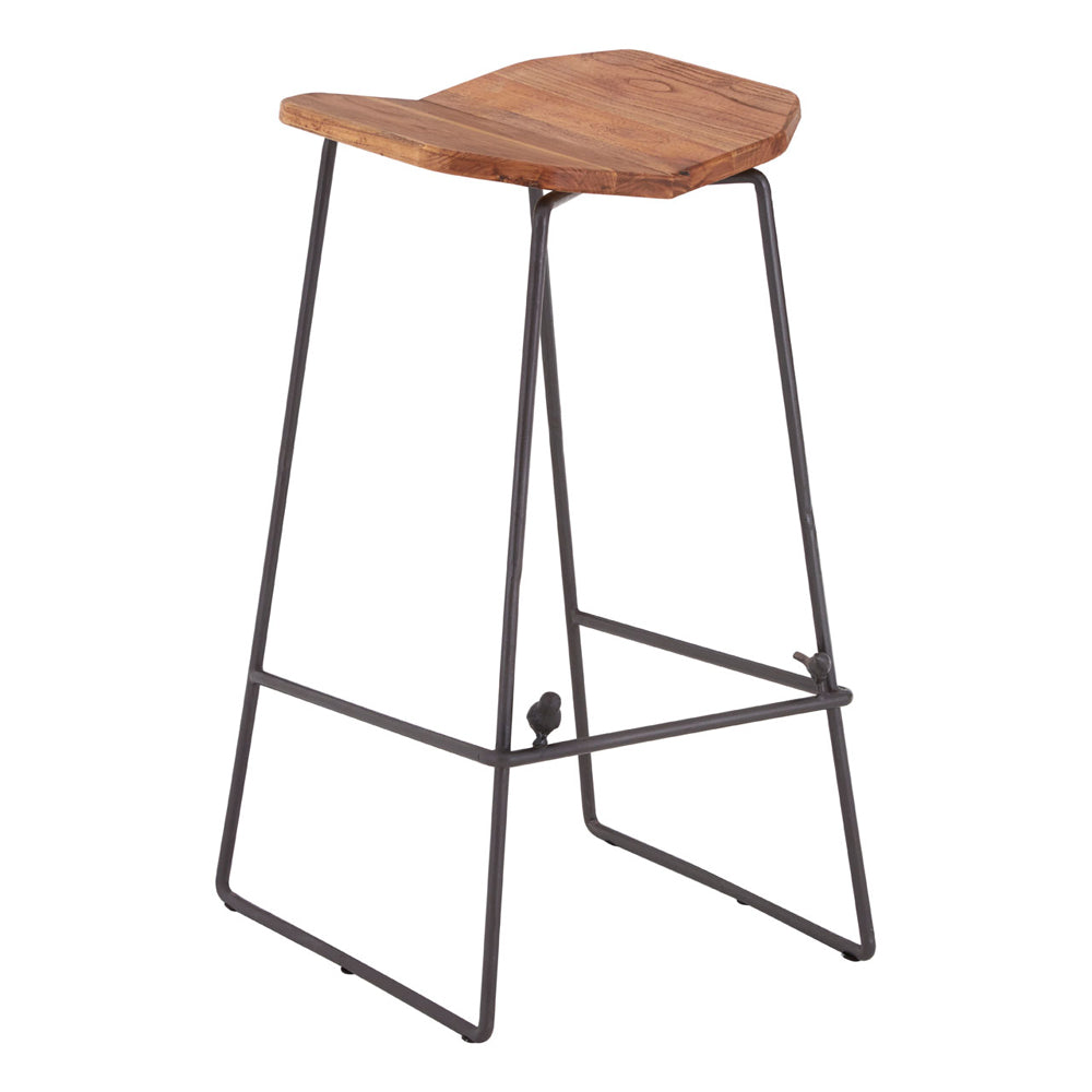 Product photograph of Olivia S Soft Industrial Collection - Freyja Bar Stool from Olivia's.