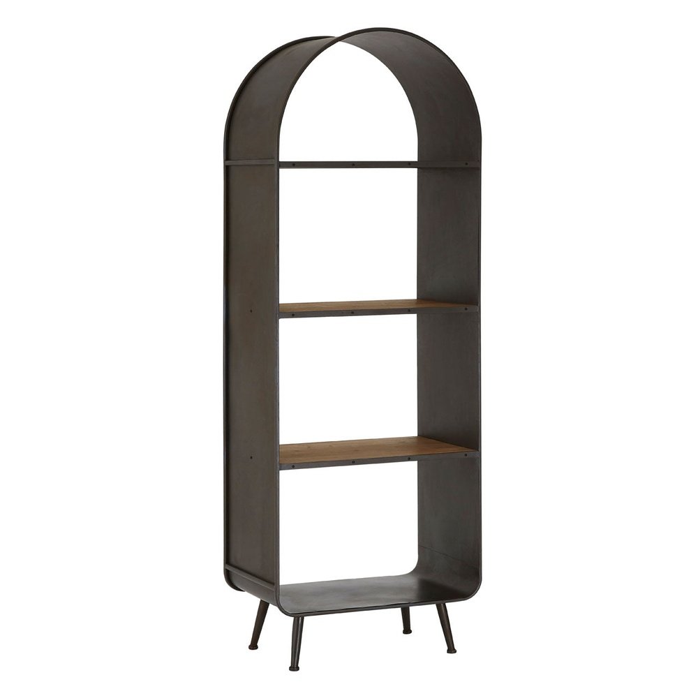 Product photograph of Olivia S Terra Metal Wood Tall Shelf Unit from Olivia's.