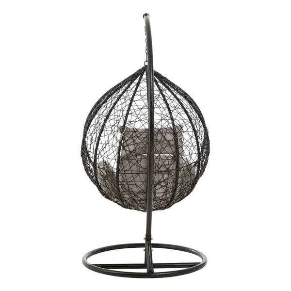 Product photograph of Olivia S Outdoor Hanging Chair Black from Olivia's.