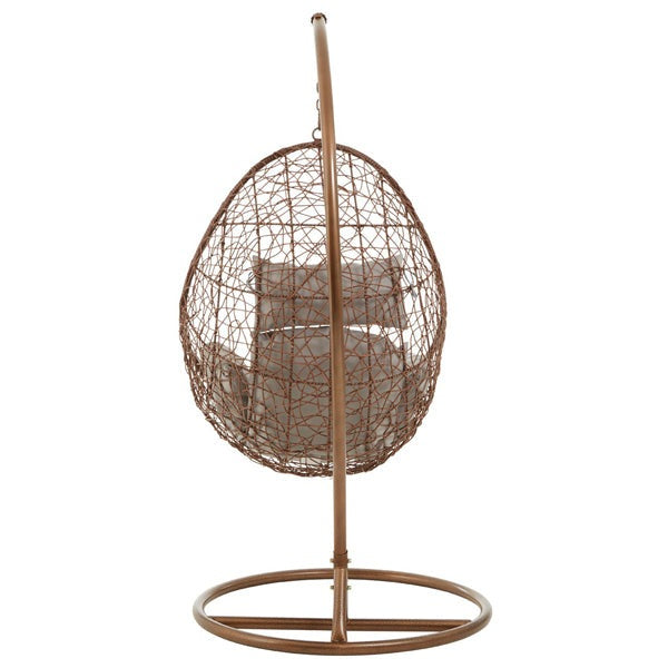 Product photograph of Olivia S Outdoor Hanging Chair Brown from Olivia's.