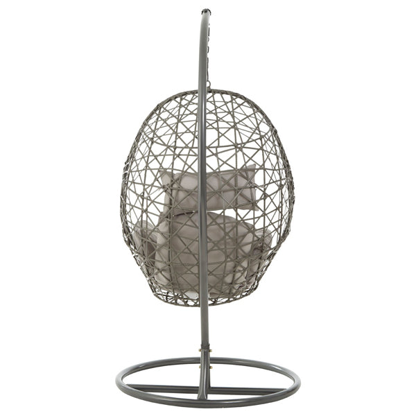 Product photograph of Olivia S Outdoor Hanging Chair Grey from Olivia's.