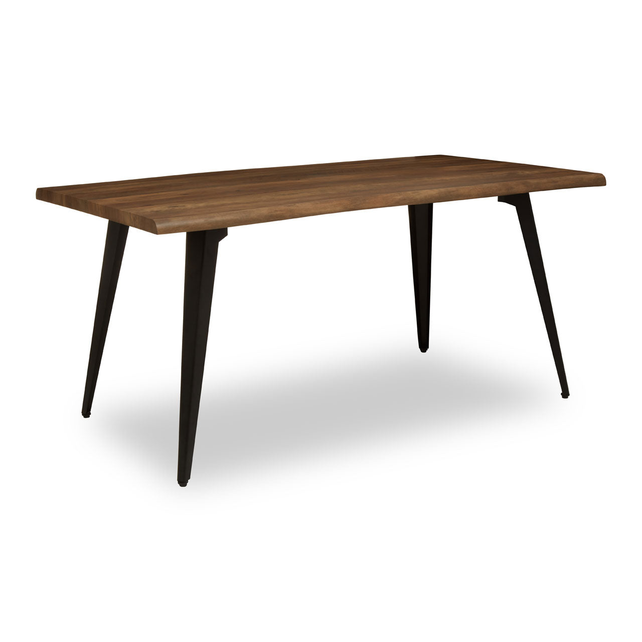 Product photograph of Olivia S Alice Dining Table In Brown Paper Veneer from Olivia's.