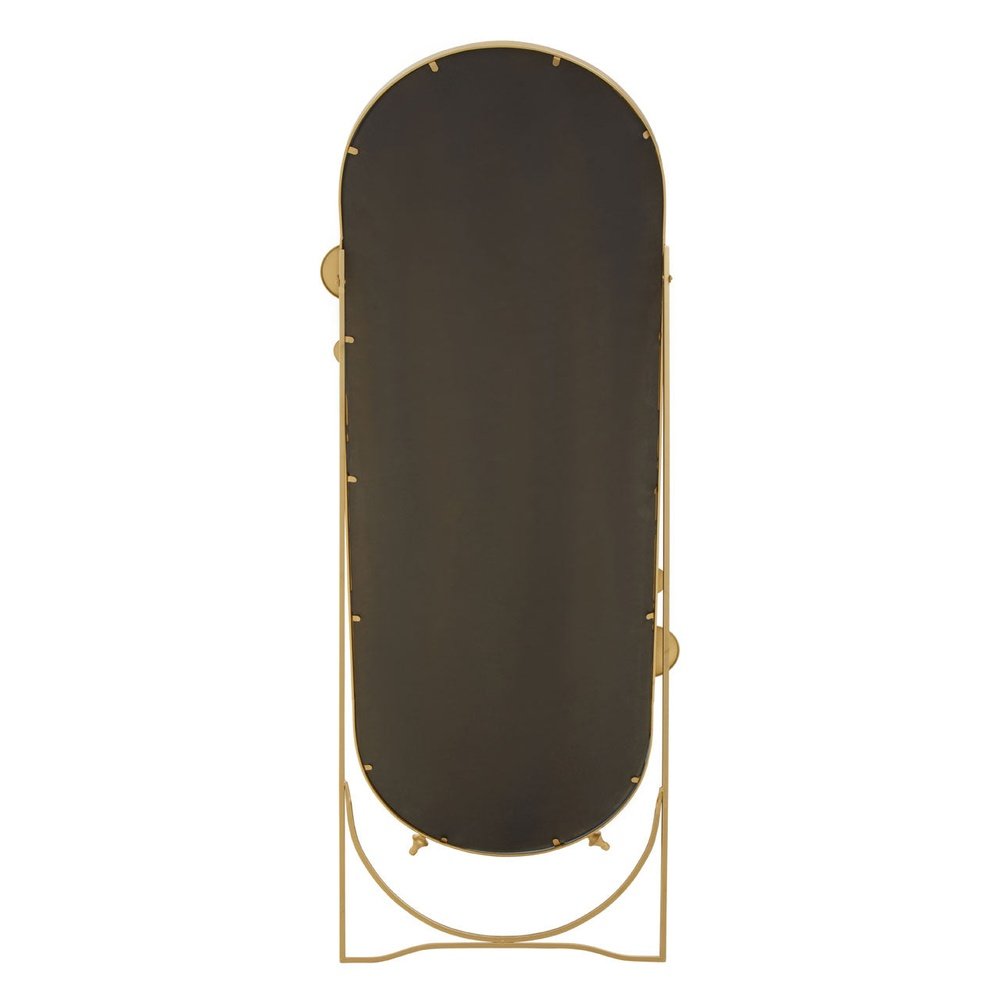 Product photograph of Olivia S Farrah Floor Standing Mirror In Champagne Gold from Olivia's.