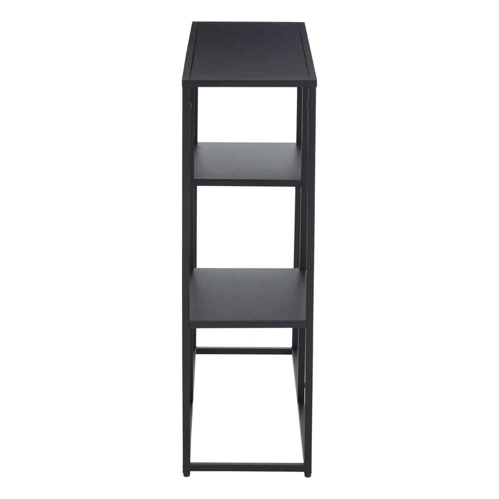 Product photograph of Olivia S Soft Industrial Collection - Ace Metal Multi Shelf Unit In Black from Olivia's.