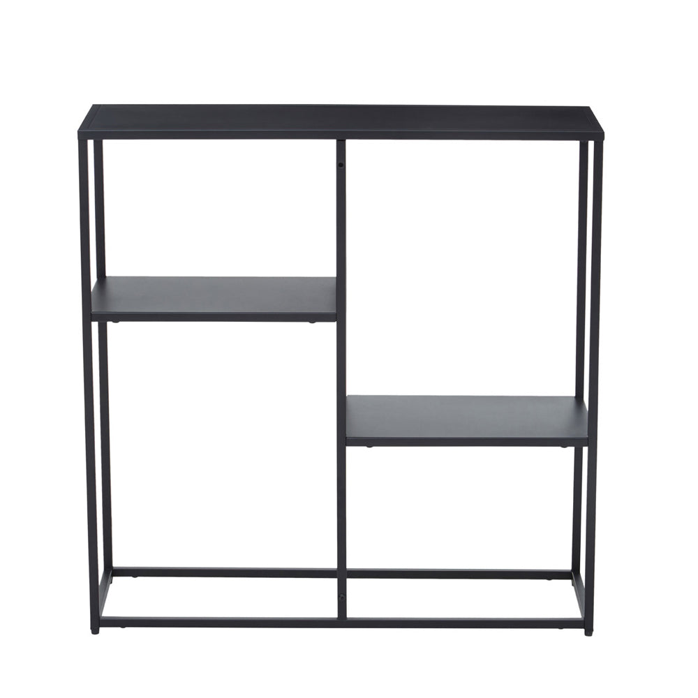 Product photograph of Olivia S Soft Industrial Collection - Ace Metal Multi Shelf Unit In Black from Olivia's.