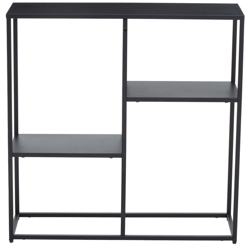 Product photograph of Olivia S Soft Industrial Collection - Ace Metal Multi Shelf Unit In Black from Olivia's.
