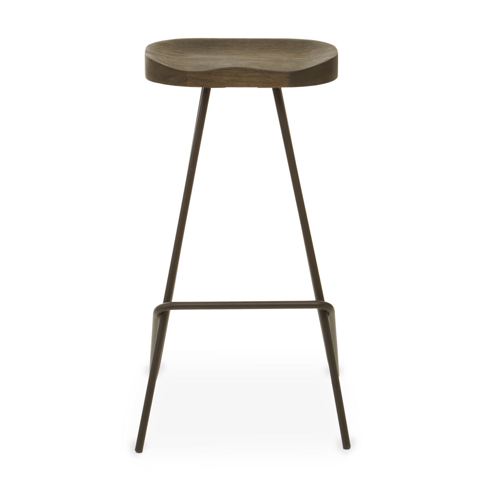 Product photograph of Olivia S Soft Industrial Collection - Distinct Bar Stool from Olivia's