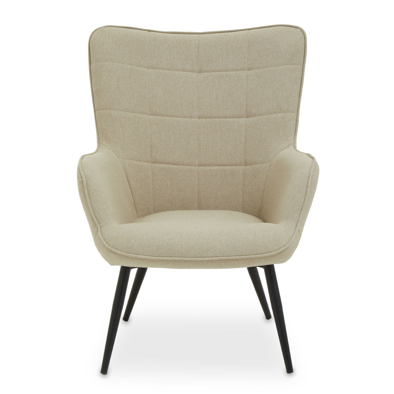 Olivias Scarlett Accent Chair In Natural Fabric