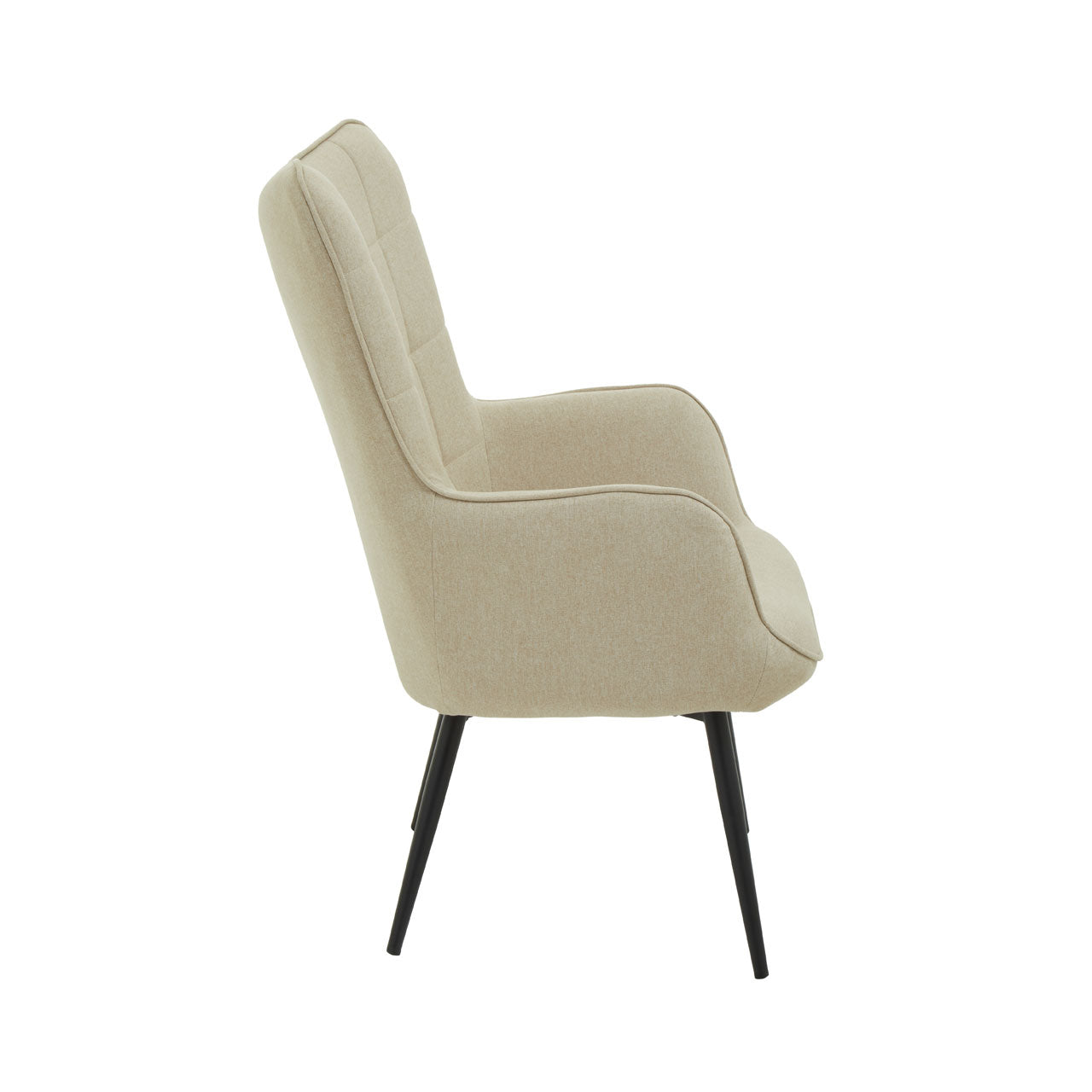 Product photograph of Olivia S Scarlett Accent Chair In Natural Fabric from Olivia's.