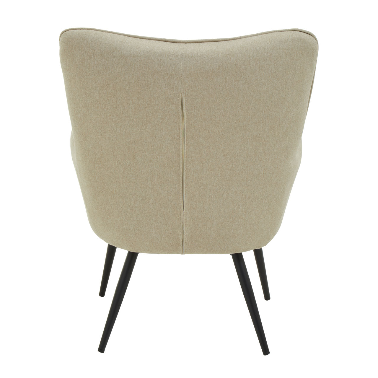 Product photograph of Olivia S Scarlett Accent Chair In Natural Fabric from Olivia's.