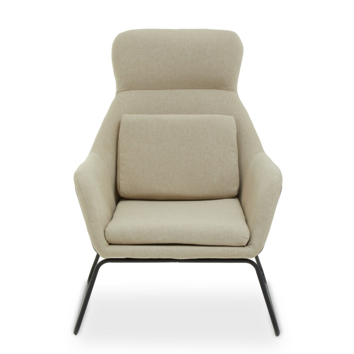 Olivias Sofia Accent Chair In Natural Fabric