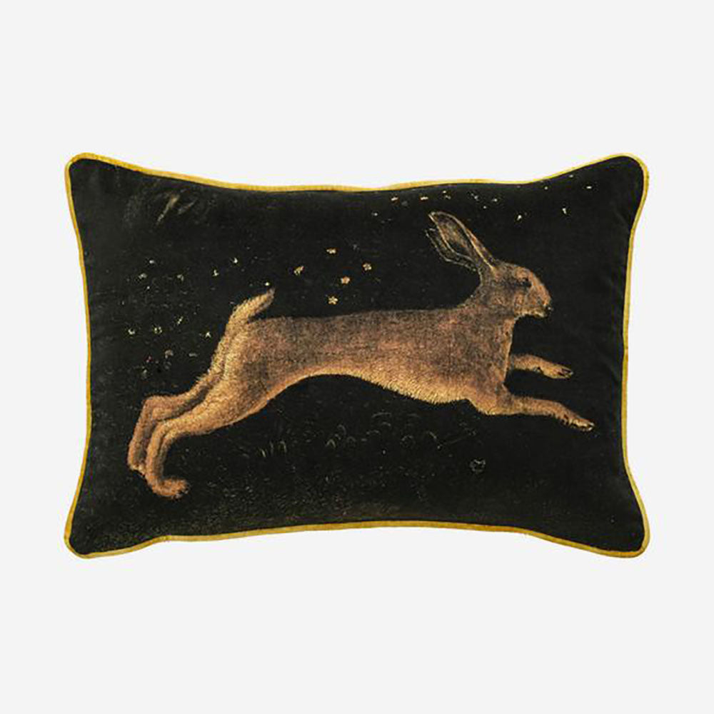 Product photograph of Andrew Martin Pisanello Cushion Hare from Olivia's