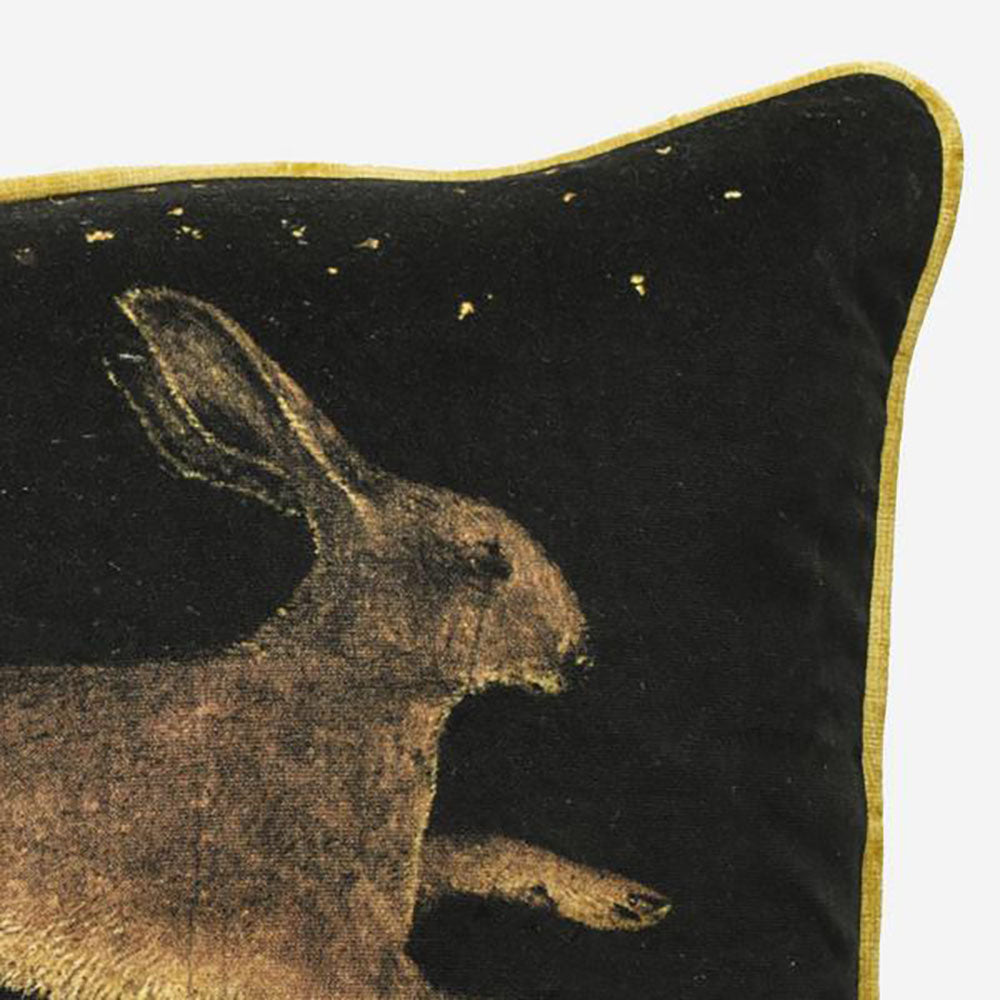 Product photograph of Andrew Martin Pisanello Cushion Hare from Olivia's.