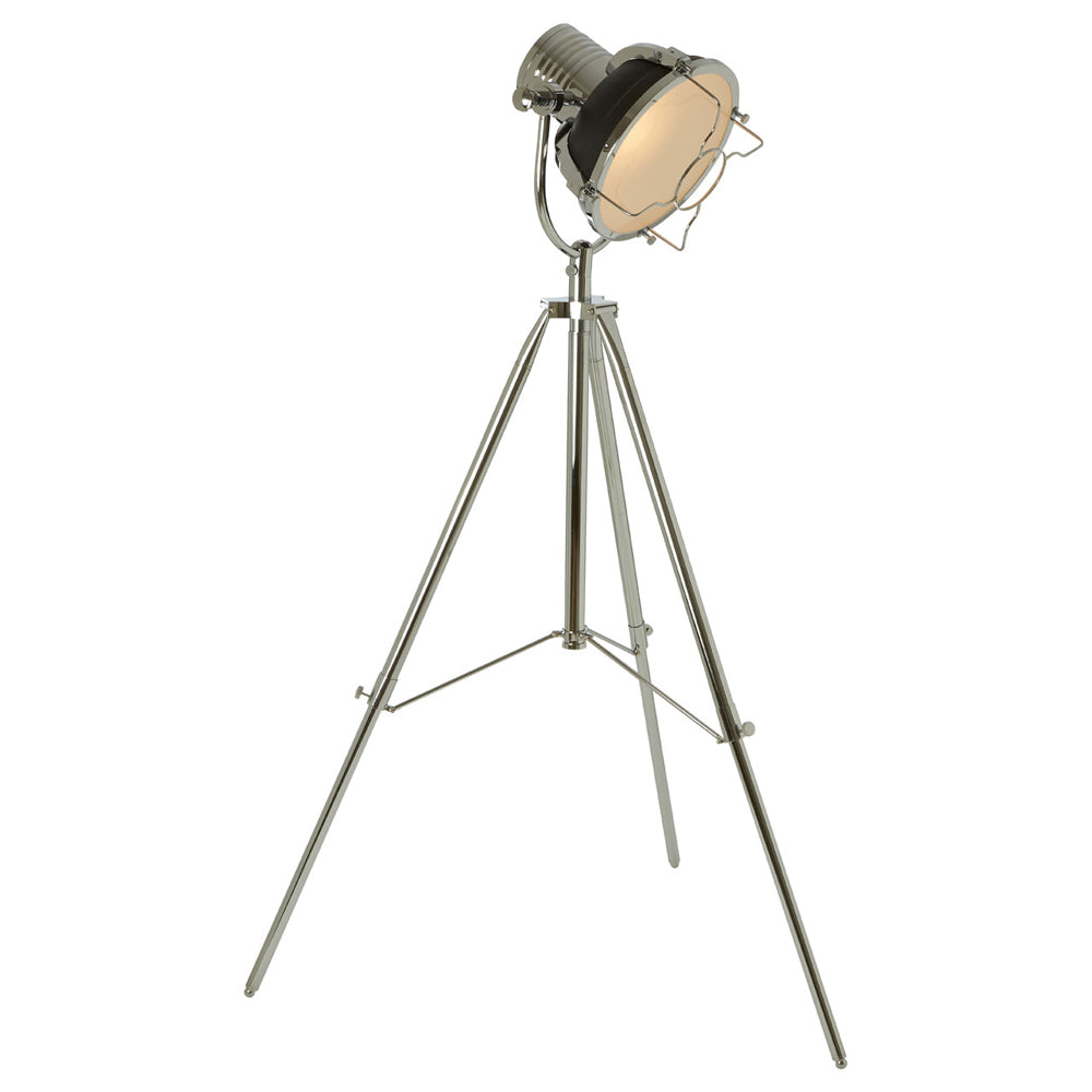 Product photograph of Olivia S Soft Industrial Collection - Industrial Revolution Floor Lamp In Matt Black from Olivia's.