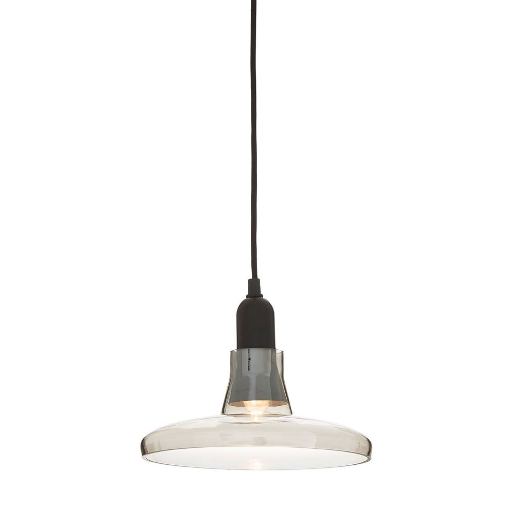 Product photograph of Olivia S Soft Industrial Collection - Nova Plate Shaped Pendant Light from Olivia's.