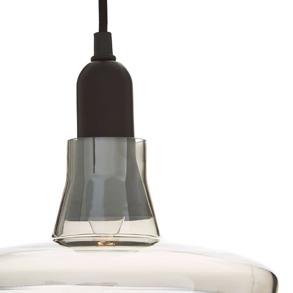 Product photograph of Olivia S Soft Industrial Collection - Nova Plate Shaped Pendant Light from Olivia's.