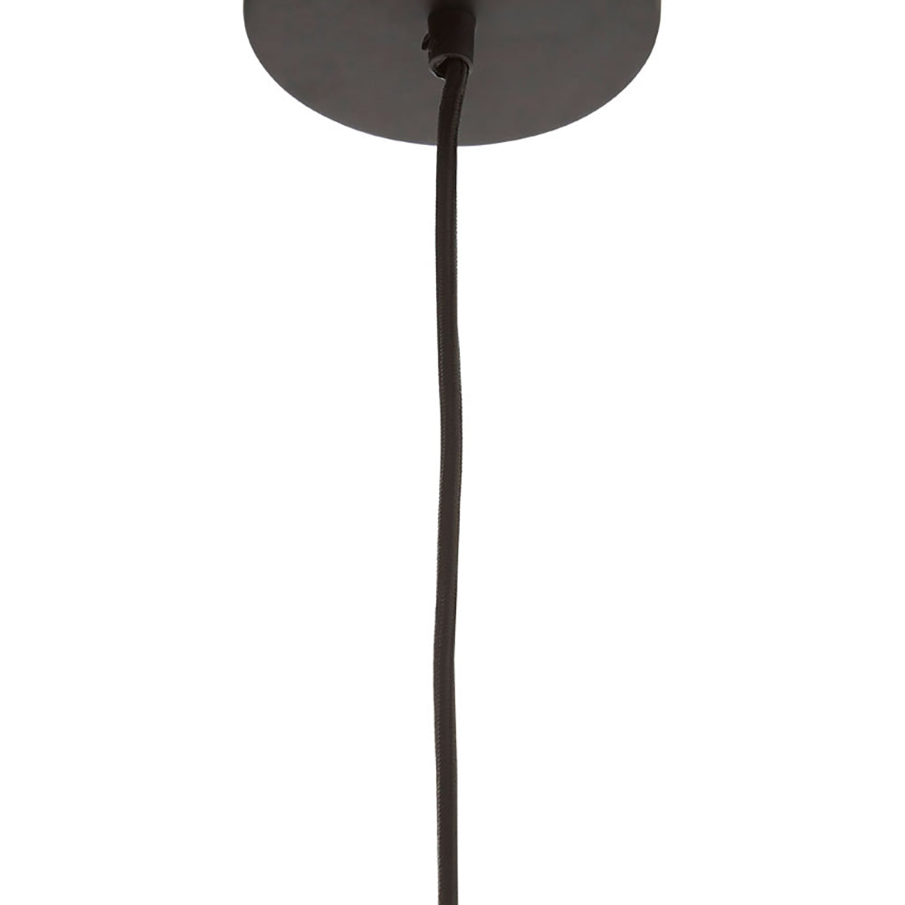 Product photograph of Olivia S Soft Industrial Collection - Nova Plate Shaped Pendant Light from Olivia's.