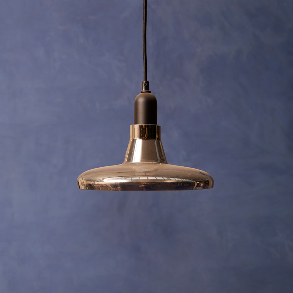 Product photograph of Olivia S Soft Industrial Collection - Nova Plate Shaped Pendant Light from Olivia's.