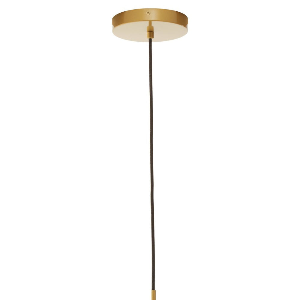 Product photograph of Olivia S Soft Industrial Collection - Reve Pendant Light In Gold Finish from Olivia's.