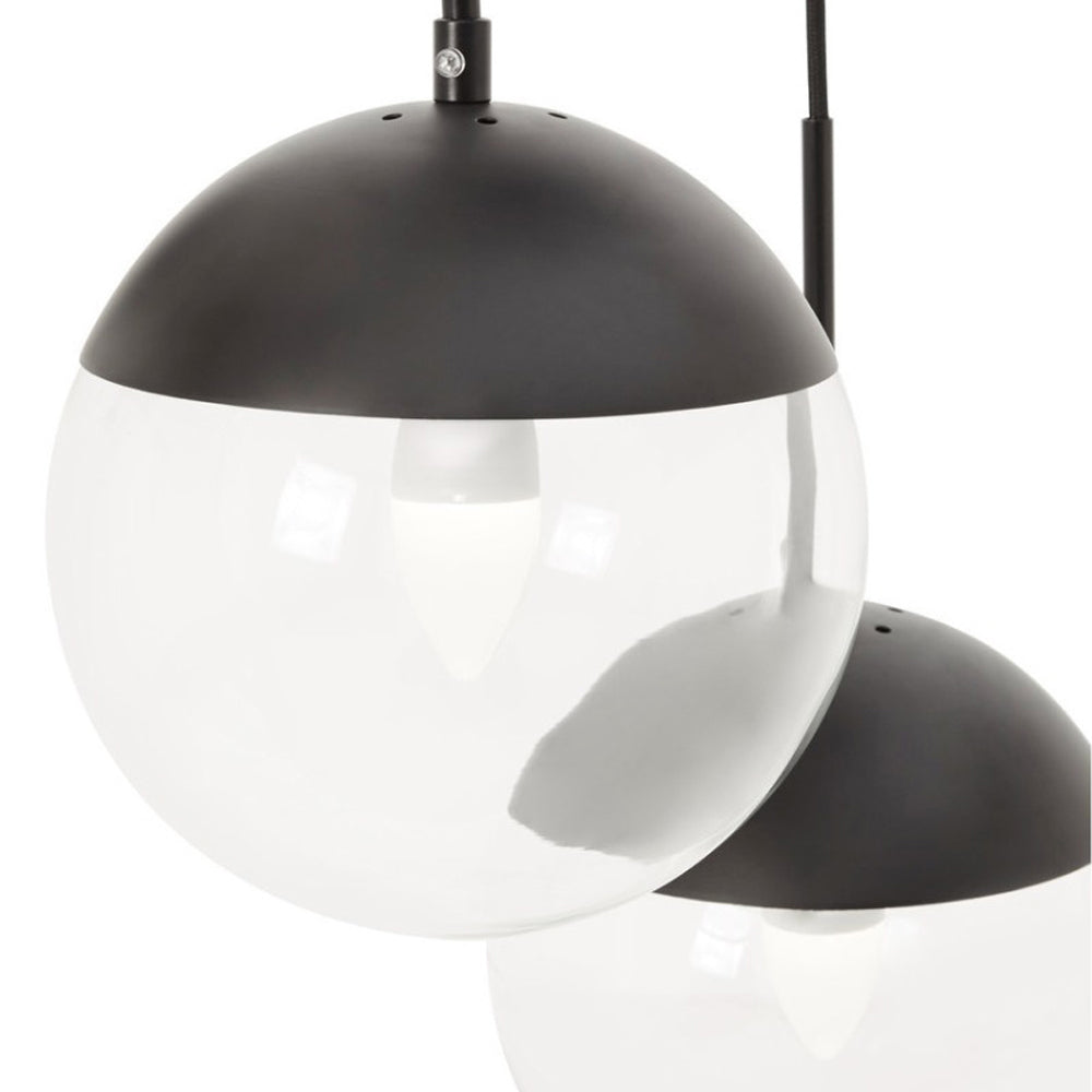 Product photograph of Olivia S Soft Industrial Collection - Reve Dia 3 Pendant Light from Olivia's.