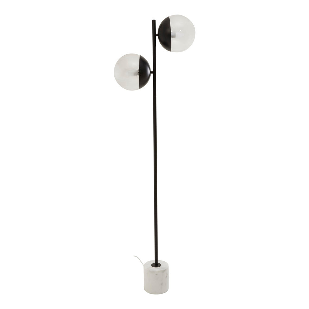 Product photograph of Olivia S Soft Industrial Collection - Reve Floor Lamp from Olivia's