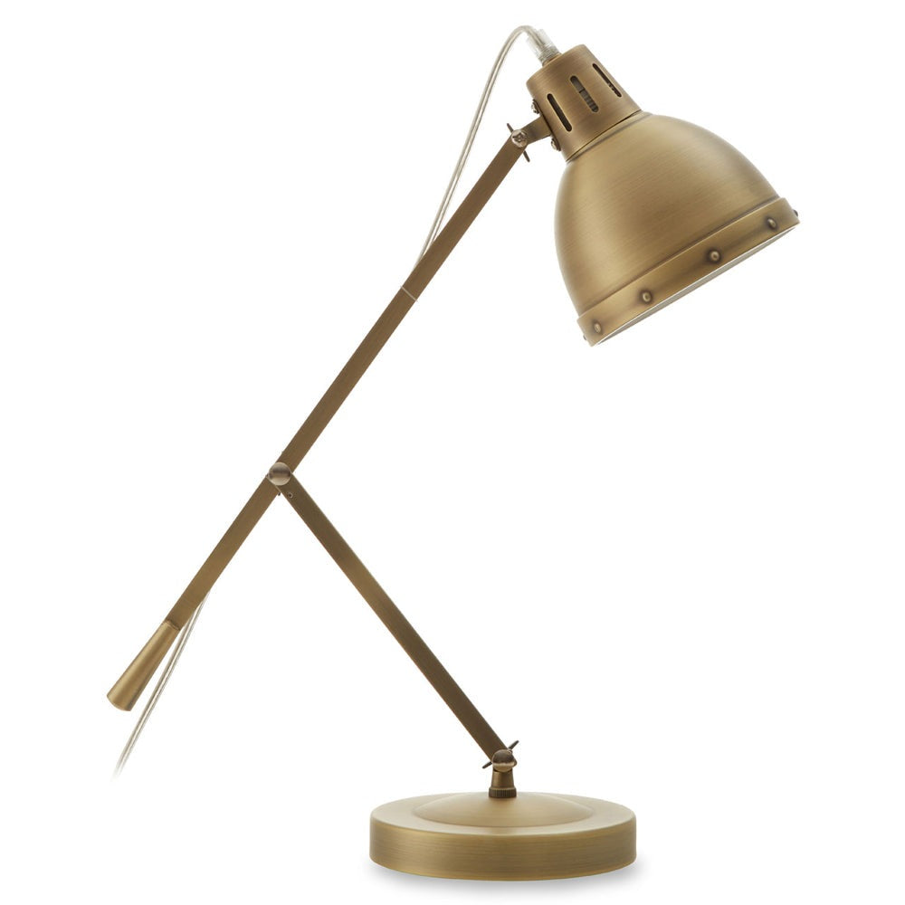 Product photograph of Olivia S Soft Industrial Collection - Jason Adjustable Table Lamp from Olivia's.