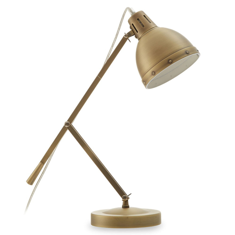 Product photograph of Olivia S Soft Industrial Collection - Jason Adjustable Table Lamp from Olivia's.