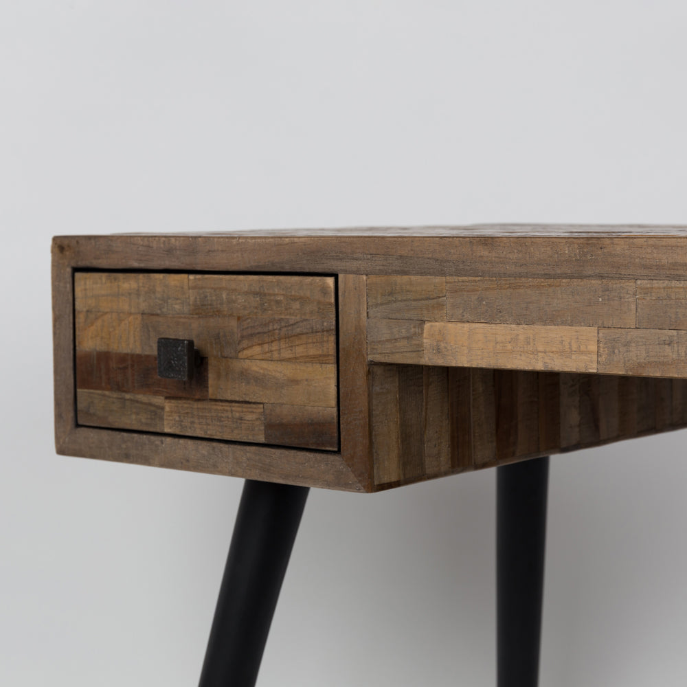 Product photograph of Olivia S Nordic Living Collection Lee Desk Table In Brown from Olivia's.