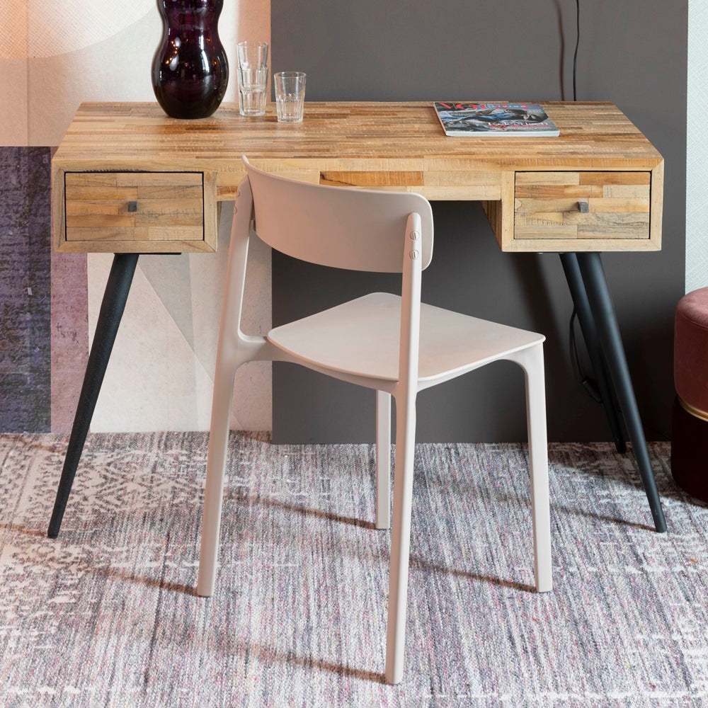 Product photograph of Olivia S Nordic Living Collection Lee Desk Table In Brown from Olivia's.