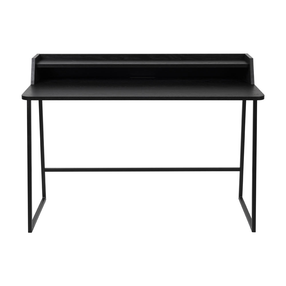 Product photograph of Olivia S Nordic Living Collection Georgia Desk Table In Black from Olivia's