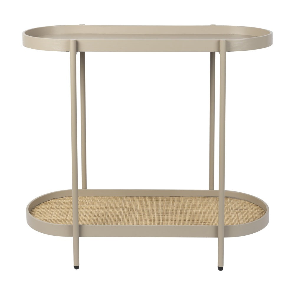 Product photograph of Olivia S Nordic Living Collection Maya Console Table In Beige from Olivia's