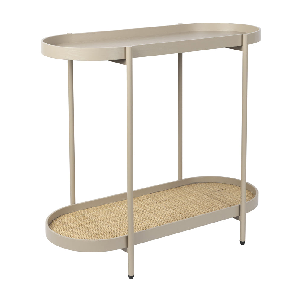 Product photograph of Olivia S Nordic Living Collection Maya Console Table In Beige from Olivia's.