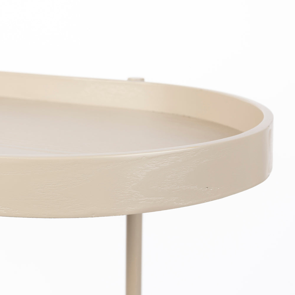 Product photograph of Olivia S Nordic Living Collection Maya Console Table In Beige from Olivia's.