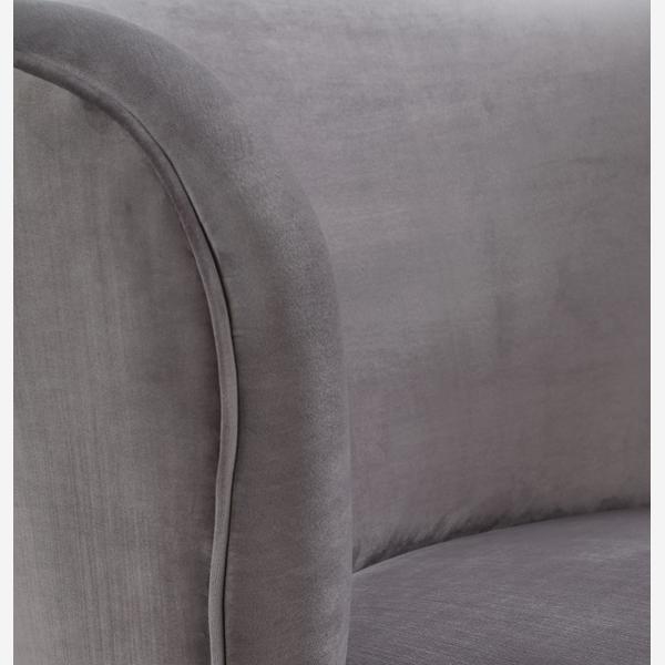 Product photograph of Andrew Martin Dorothy Occasional Chair Grey from Olivia's.