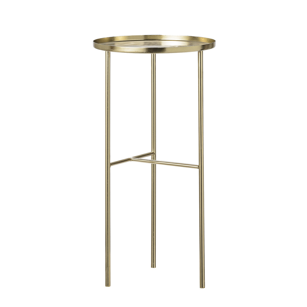 Product photograph of Bloomingville Pretty Gold Side Table from Olivia's
