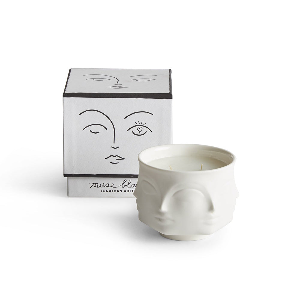 Product photograph of Jonathan Adler Blanc Candle from Olivia's.