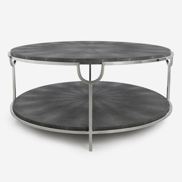 Product photograph of Andrew Martin Katia Coffee Table In Grey from Olivia's