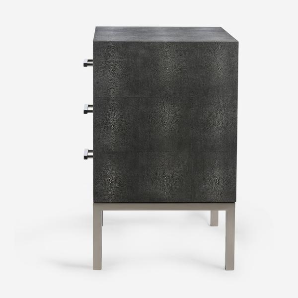 Product photograph of Andrew Martin Jasper Side Chest Grey from Olivia's.
