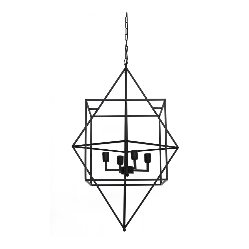 Light Living Baula Pendant Matt Black